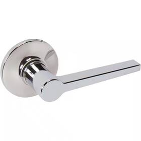 Delaney Hardware 313024156197 Tulina Contemporary Style Polished Chrome Straight Rectangle Single Dummy Door L