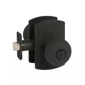 Delaney Hardware 313085327338 Italian Collection Santo Black Bed/bath Door Knob