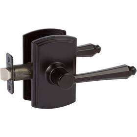 364004 Delaney Hardware Italian Collection Florini Black Hall/closet Door Handle