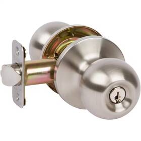 Delaney Hardware 445018214262 Belton Classic Style Stainless Steel Round Entry Door Knob Delaney Hardware 445018214262 Belton Classic Style Stainless Steel Round Entry Door Knob