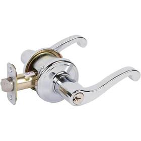Delaney Hardware 694036327264 Grade 2 Enson Bright Chrome Entry Lever