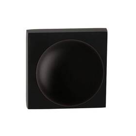 Bv906-705 Delaney Hardware Bravura Macon 906-7 Passage Hall/closet Door Knob Black With Square Trim