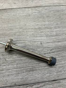 Bds425u14 Deltana 4 Inch Solid Brass Baseboard Door Bumper Polished Nickel