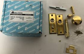 Sdls480u3-unl Deltana Rectangular Storm Door Latch Tubular Lock- Unlacquered
