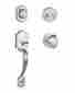 Den-asp-100-15 Dynasty Hardware Denver Front Door Handleset Satin Nickel With A 736211343413