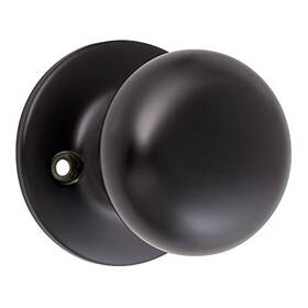778928 Design House 044321008796 Cambridge Dummy Door Knob For Closet Matte Black