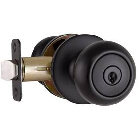 778936 Design House 044321008802 Cambridge 2-way Adjustable Entry Door Knob For Front Back Garage Matt