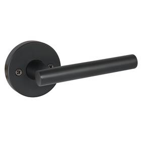 582601 Design House 044321013639 Eastport Dummy Door Lever Matte Black