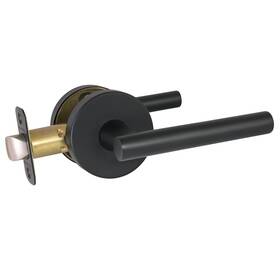 582627 Design House 044321013691 Eastport Contemporary Passage Hall And Closet Door Lever Matte Black