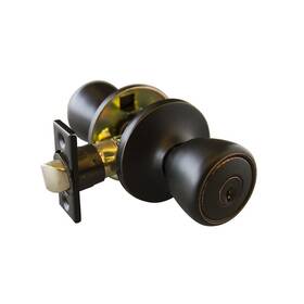 728709 Design House 044321728700 Terrace 6-way Universal Keyed Entry Door Knob Oil Rubbed Bronze