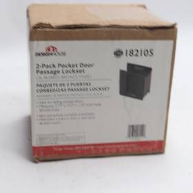 182105 Design House 2-pk Pocket Door Passage Hall And Closet Pull Oil Rubbed Bronze