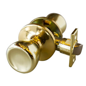 728303 Design House Polished Brass Passage Hall Closet Door Knob With Universal