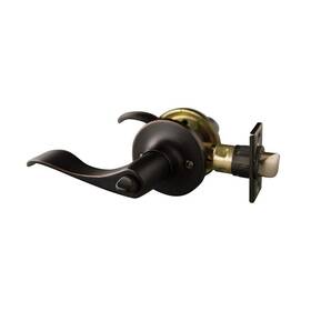 728006 Design House 785971068111 Stratford 6-way Universal Privacy Bed And Bath Door Lever Oil Rubbed B