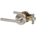 Designers Impressions New Kain Design Satin Nickel Privacy Euro Door Lever 738435990817