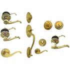 Dfrg1740 Polished Door Hardware Locks Brass Knob Lever Entrance 749004898120