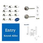 Dl1637snetcomboxsdsn10pack Drop Door Levers Shape Exterior Lockset With Satin 717332819995