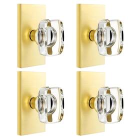 B0d9vmlhf8 Dllween Glass Gold Dummy Door Knob Satin Brass Crystal Single-sided
