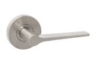 Dlr12-sn Tatman Hardware Abetone Modern Interior Door Lever In Satin Nickel
