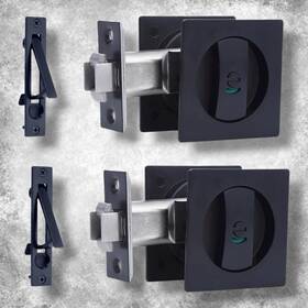 Dontay 445020275220 Pocket Door Color Coded Indicators Lock Privacy Bed/bath Handles