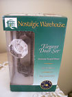 703405 Door Pewter Elegant Antique Nostalgic Set Nib Warehouse Dart Egg Plate