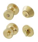 8100005 Door Brass Knob Combo Tulip Honeywell Polished