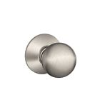 574173 Door Closet Schlage Orbit 619 Satin Hall F10 Knob Nickel Orb