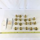 Us3nl Door 2 1 18 Lot Colonial Heavy Brass " - Knobs
