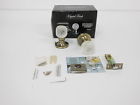 3022apr Doorknob Antique Touch " Frosted York Brass 2.5 Krystal Abc