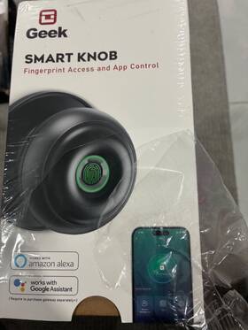 Doubfivsy 772123427162 Fingerprint Door Lock Smart Knob With App Control And Key Re