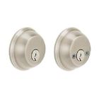 B362nv619 Double-cylinder Schlage Satin Nickel Deadbolt