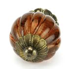 K194ff Drawer Ball 6 Glass Pulls Knobs Handles Cabinet Kitchen Amber