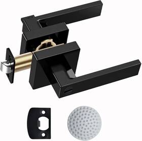 8801 Dsjjbll Privacy Door Lever Matte Black Handle Heavy Duty Keyless Knobs For B
