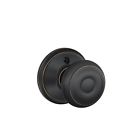 F170ge0716 Dummy Standard Schlage Aged Door Knob Georgian Fit - Bronze