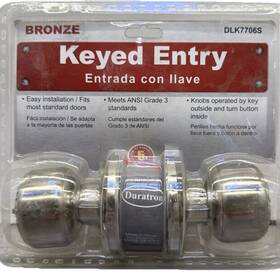 Dlk7701s Duratorn Duratron Keyed Entry Door Knob