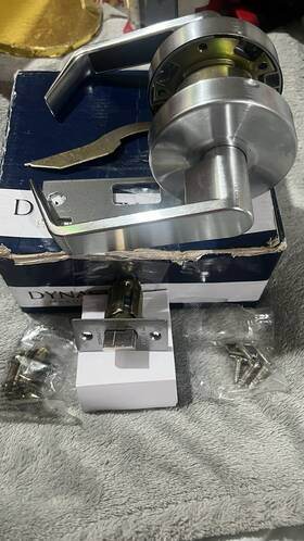 Dynasty Hardware 636134553527 Grade 2 Commercial Duty Passage Lever In A Satin Chrome Finish