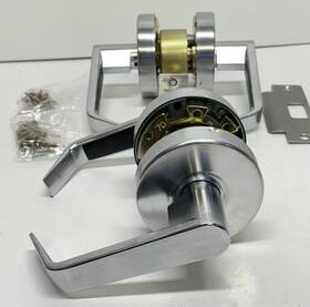 Aug-30-26d Dynasty Hardware Grade 2 Commercial Duty Passage Lever Ada Chrome X2
