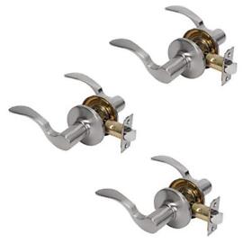 Mon-82-us15 Dynasty Hardware Monterey Lever Passage Set Satin Nickel