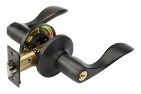 V-her-00-12p Dynasty Hardware Heritage Lever Keyed Entry Set Aged Oil Rubbed