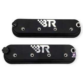 Vca-02-blk Dynosty Btr Ls Valve Covers Black Pair - No Coil Mounts Cast Aluminum Brian Tooley