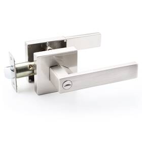 Bksn-lsh3503-10 E-home Hardware 10 Pack Privacy Door Handles Keyless Bath/bed Rooms Locks In Durable Sat