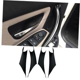 Bm00230 E-max1 4pcs Car Door Handle Cover Interior Pull Handles Protective Black