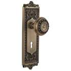 640698 Eadmea Mrt 214 Kh Nostalgic Warehouse Solid Brass Entry Mortise Handleset Backset 640697077598