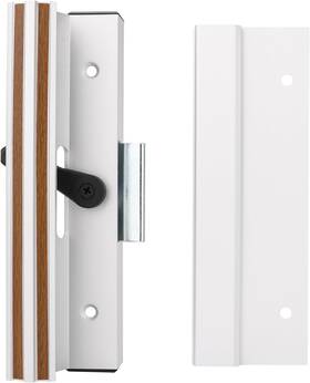 C-1005 Electric Co. Ltd 1 Set Patio Door Handle 4-15/16 Inch Hole Centers Surface Mounted Clamp S