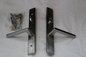 12a1hlorhus15 Emtek 12a1 Modern 11 Inch Keyed Multi Point Lock Trim Kit