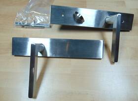 14b3ss Emtek Brass Modern Door Configuration C4 Thumbturn Multi Point Helios Lever Lh