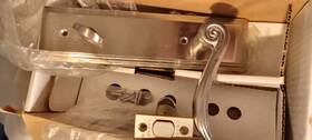 15btrtrh Emtek Rh Us15 Non-keyed Euro Multipoint Door Lever C5 Triton No Keys