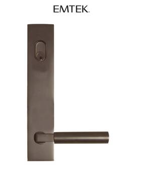 17b1us10b Emtek Rh Modern Multi Point Door Trim Set Oil Rubbed Bronze Helios