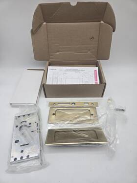 21167 Emtek Modern Rectangular Dummy Pocket Door Mortise Lock