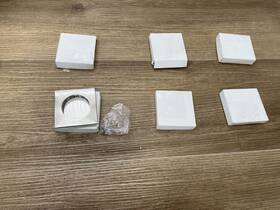 2213us15 Emtek Square 2-1/2 Inch Flush Door Pull - Lot Of 6