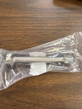 223115 Emtek Door Stop 4 Inch Satin Nickel